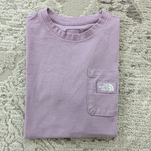 Lilac North Face pocket T
